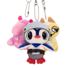 Space Trio Plush Keychains