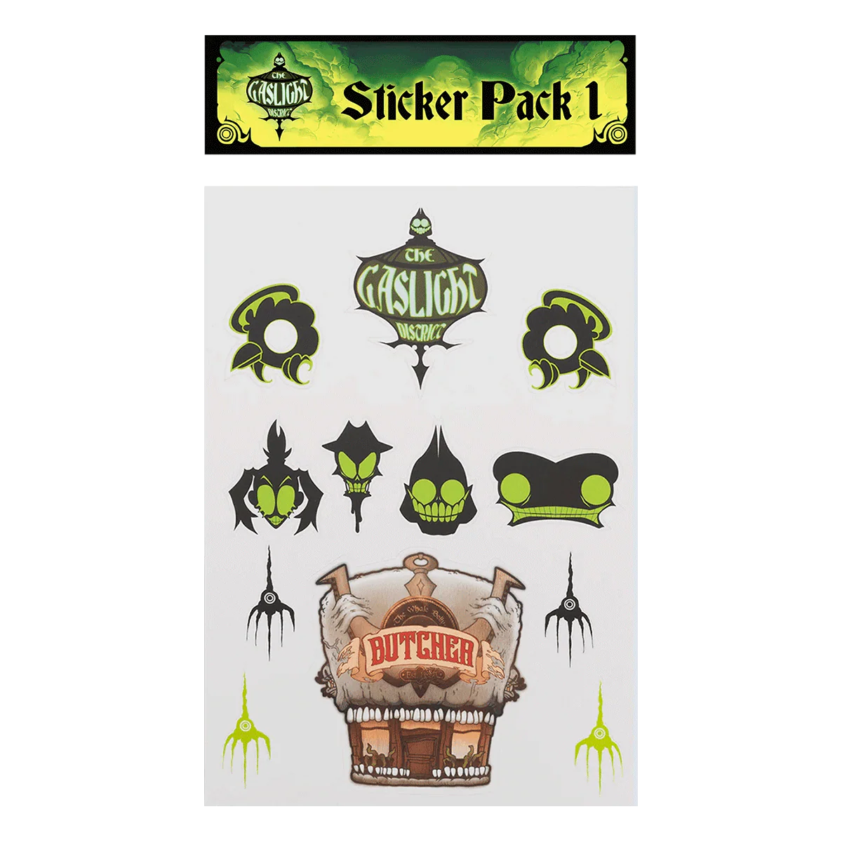 Gaslight District Sticker Set