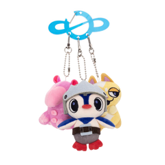 Space Trio Plush Keychains